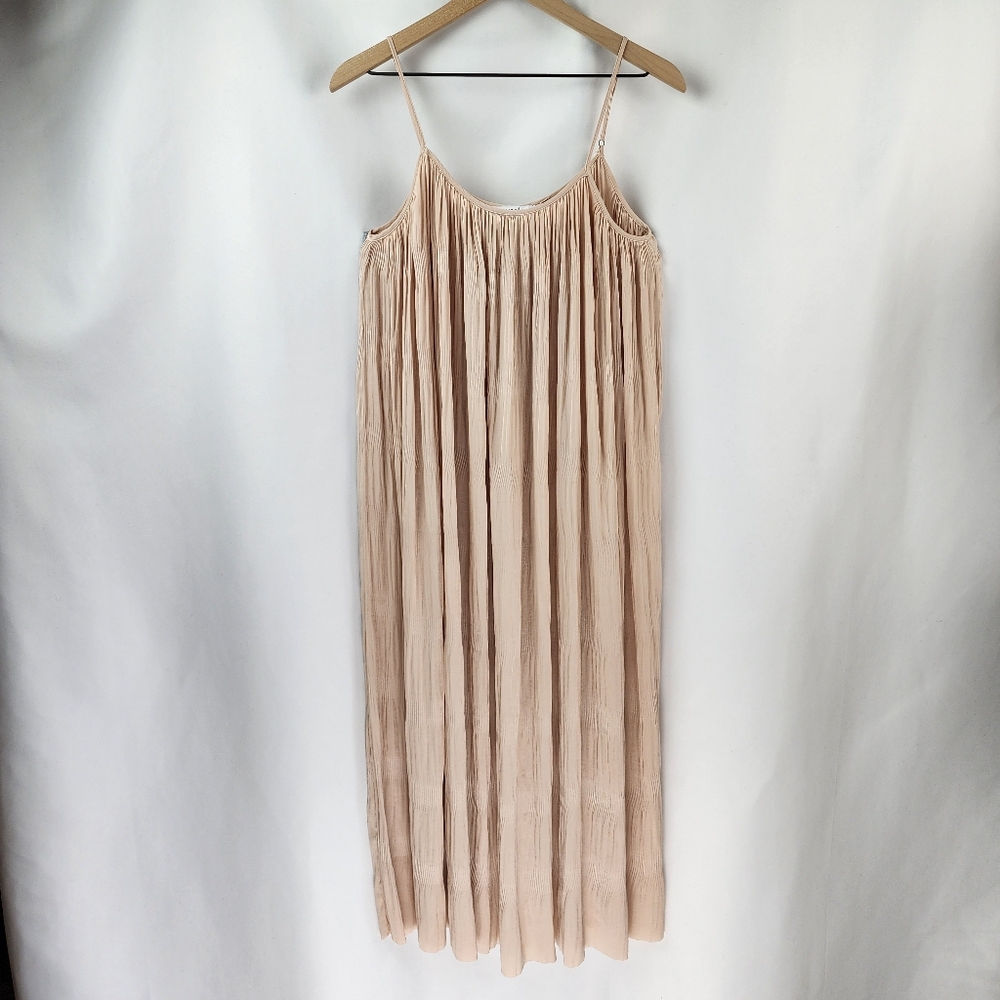 Current Air Anthropologie Women's Blush Sleeveless Midi Dress Size S - Picture 6 of 8